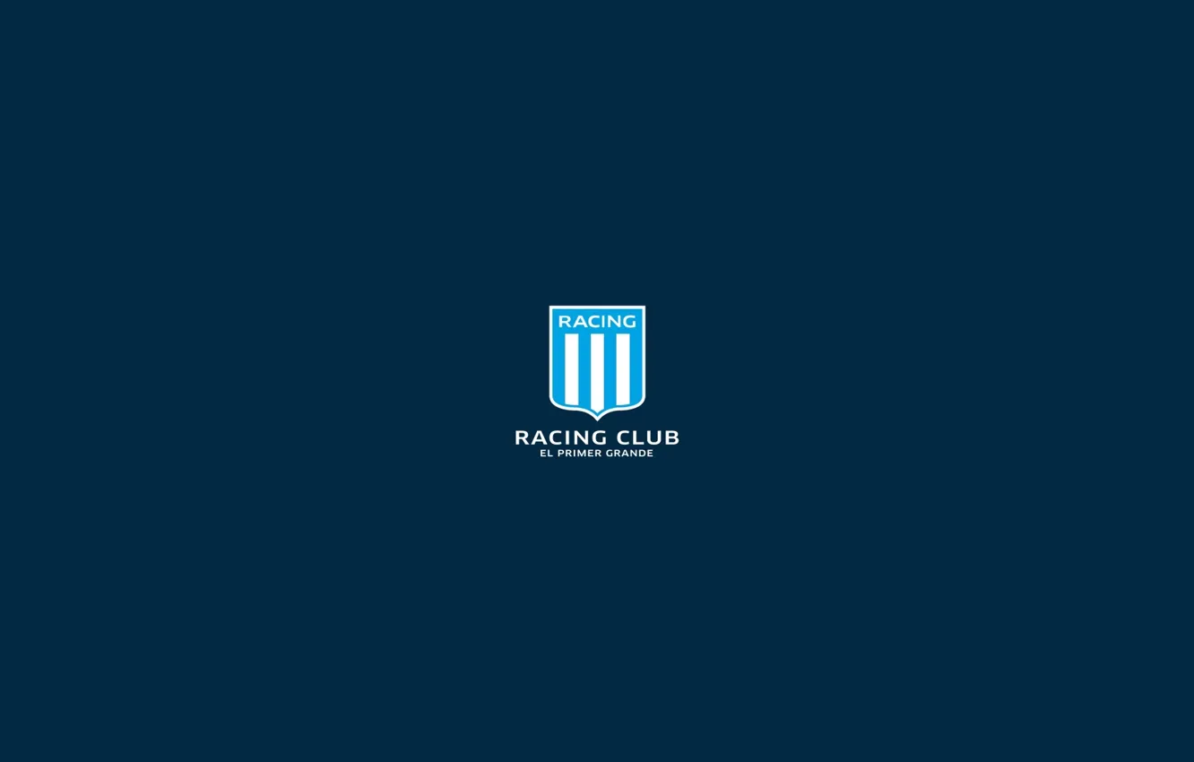 Фото обои logo, shield, Argentine soccer, Racing Club