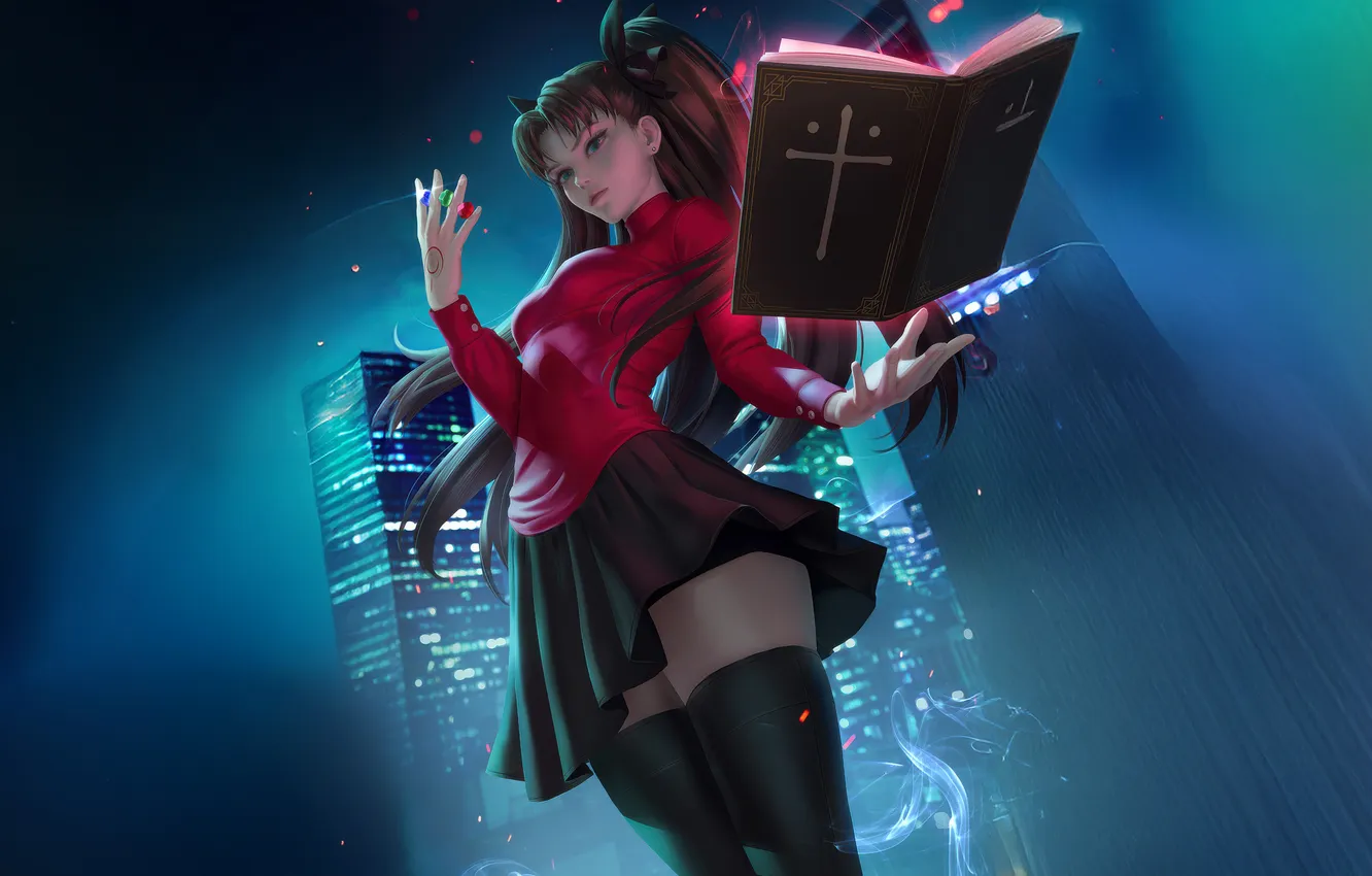 Фото обои series, rin tohsaka, the fate