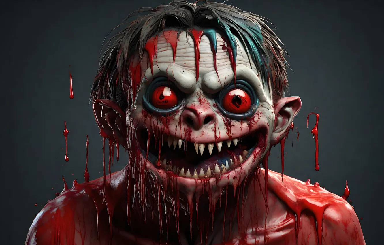 Фото обои зомби, раны, жуть
