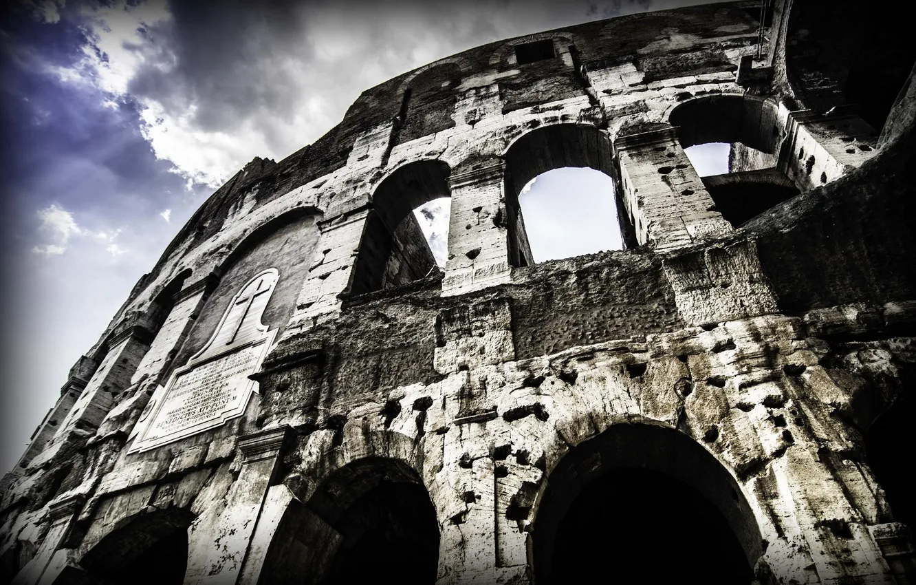 Фото обои Рим, Колизей, Италия, Italy, Colosseum, Rome