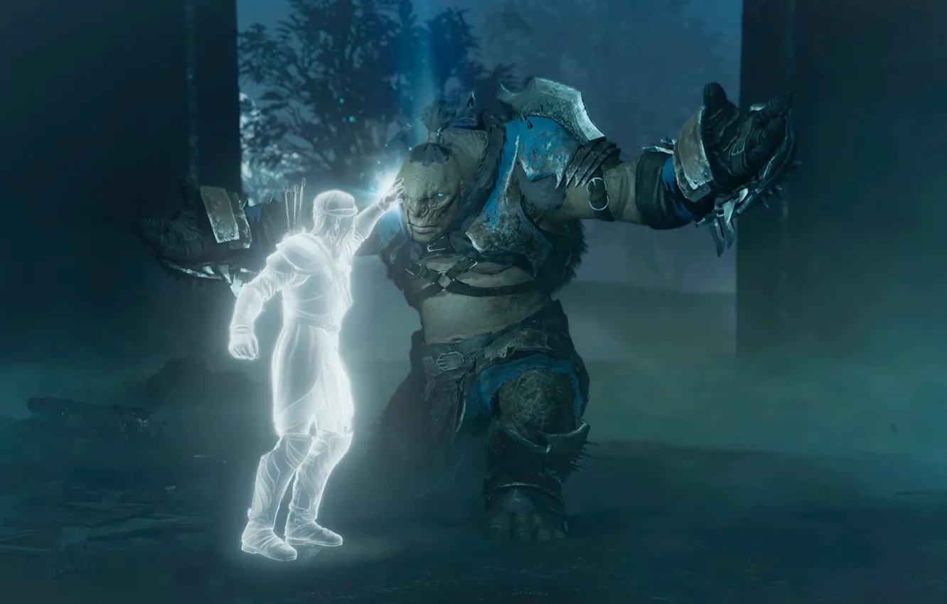 Фото обои игра, скриншот, мордор, Middle Earth Shadow Of War