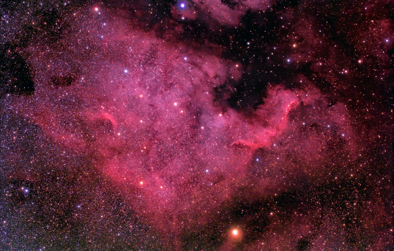 Фото обои космос, звезды, красота, North America Nebula