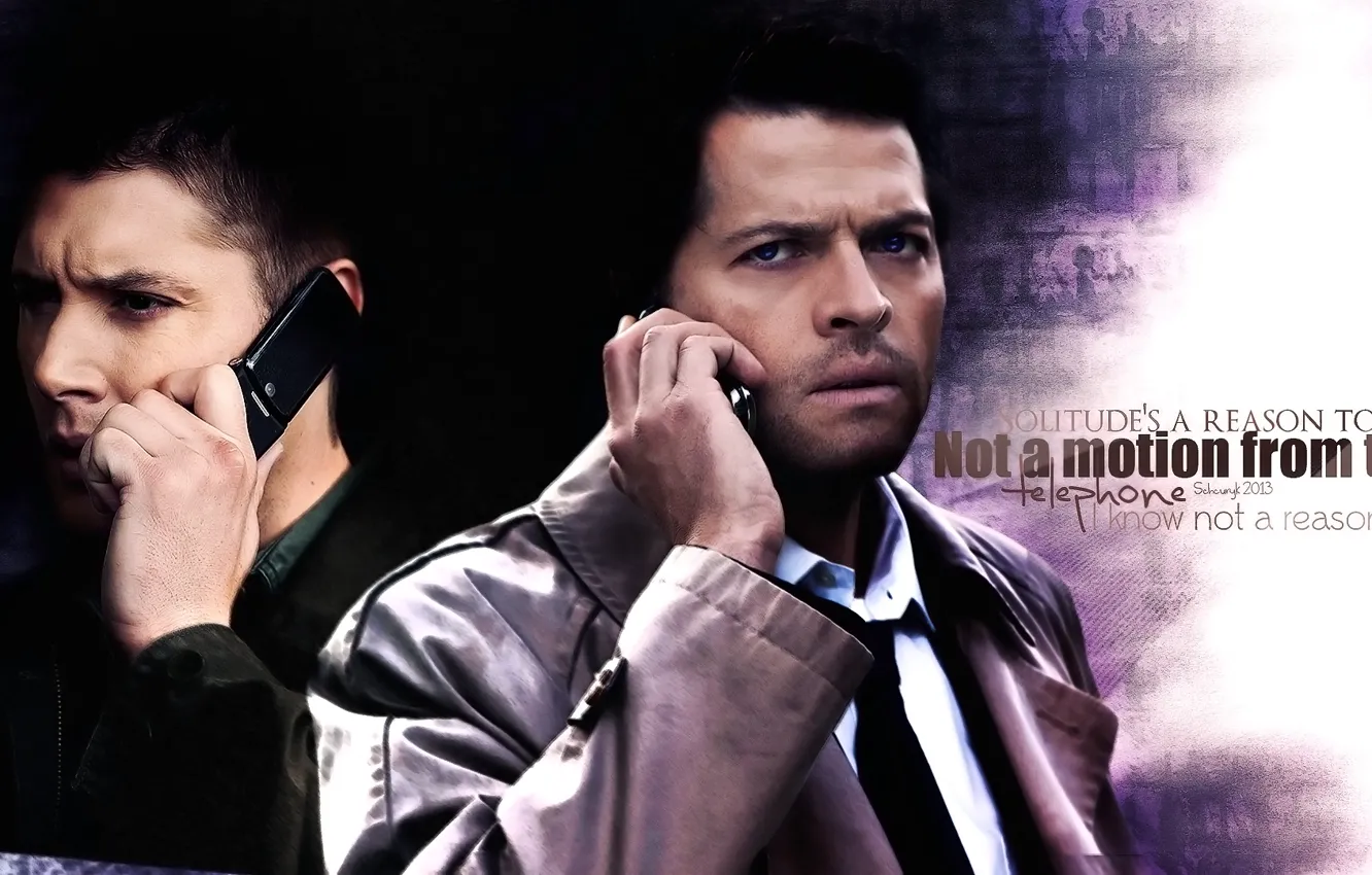 Фото обои Supernatural, Сверхъестественное, фан-арт