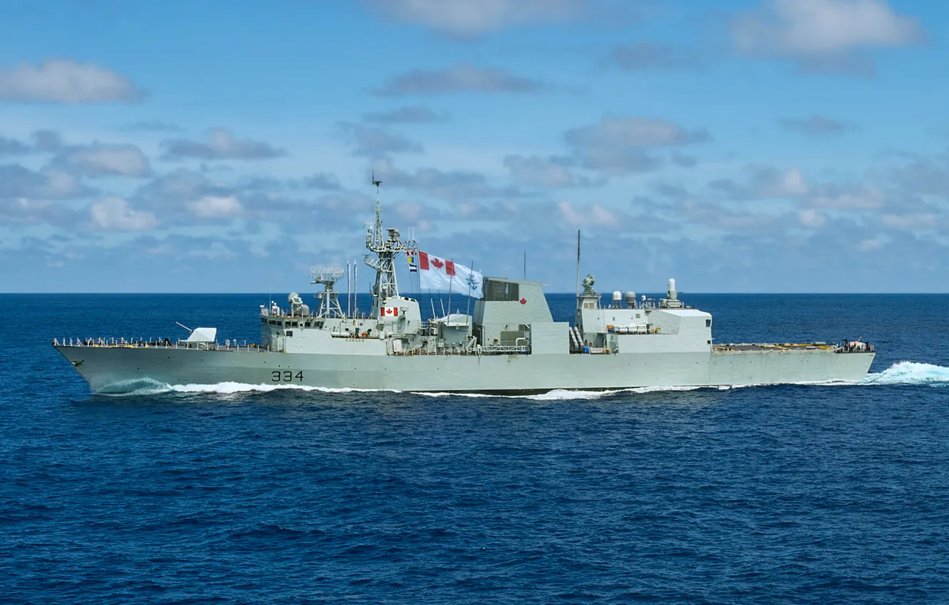 Фото обои Канада, фрегат, Королевский Военно-Морской Флот, HMCS Regina