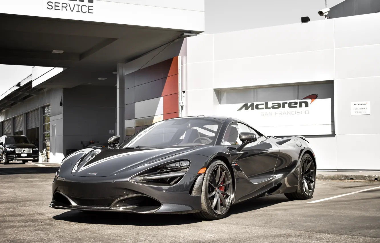 Фото обои McLaren, Black, Zenith, 720S