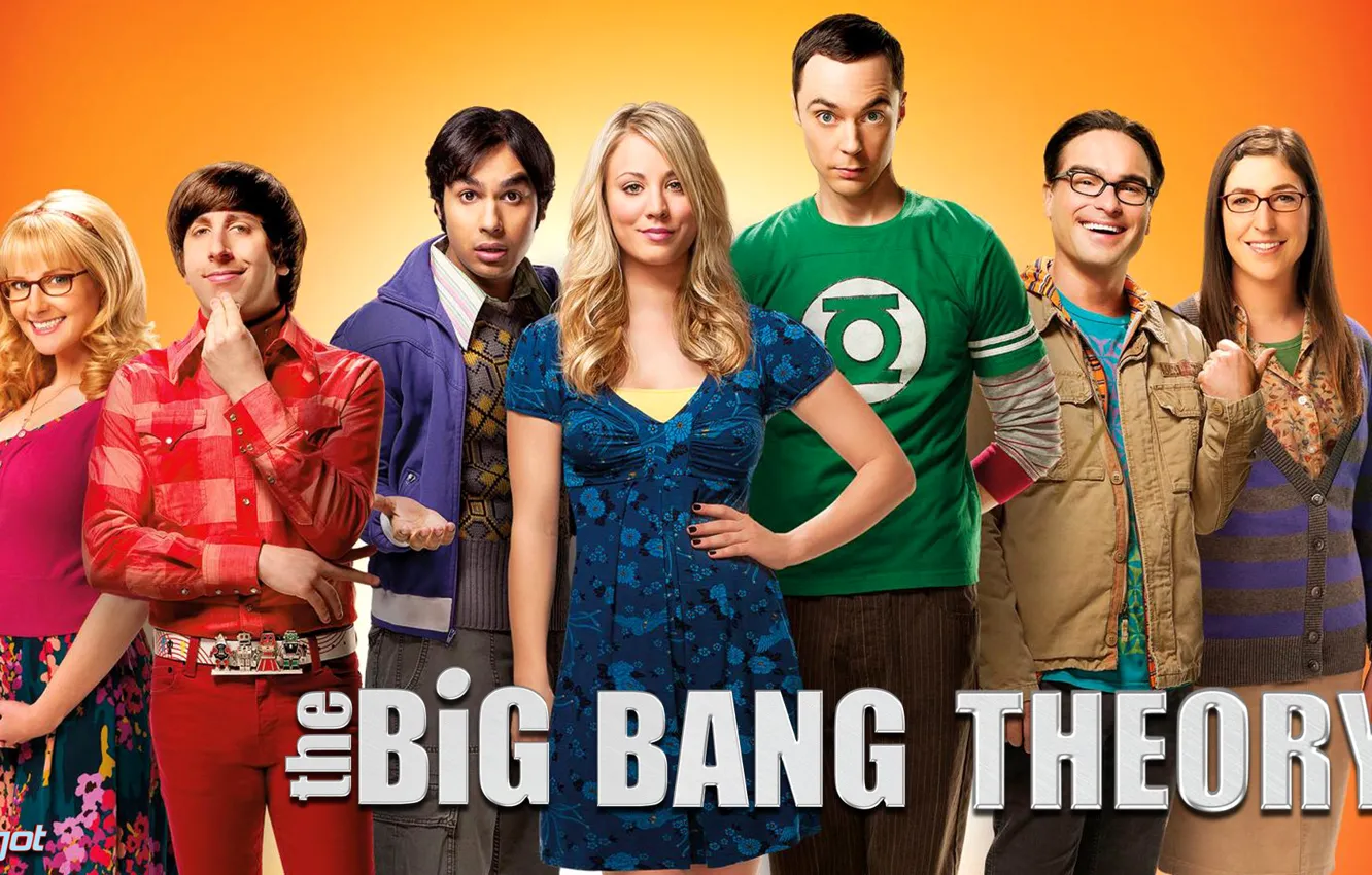 Фото обои сериал, теория большого взрыва, актеры, The Big Bang Theory, ситком