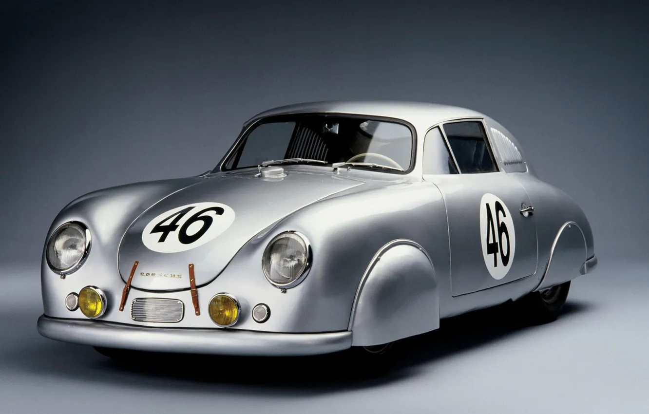 Фото обои Race, Retro, Porsche 356, Cooupe