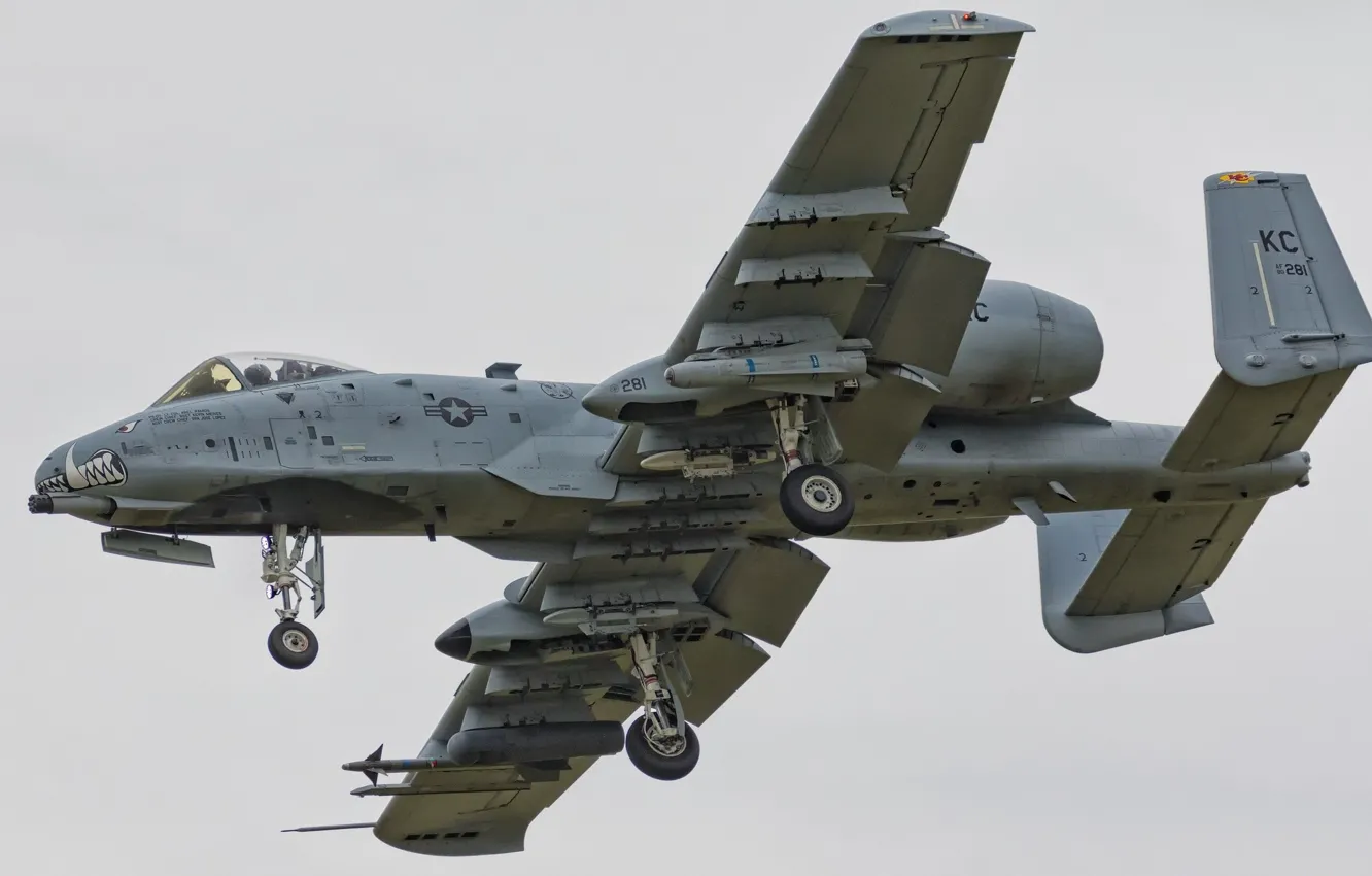 Фото обои небо, оружие, полёт, A-10C Thunderbolt II