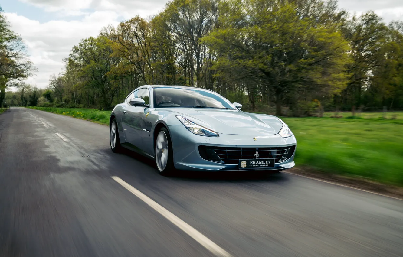 Фото обои Ferrari, road, drive, GTC4Lusso, Ferrari GTC4Lusso