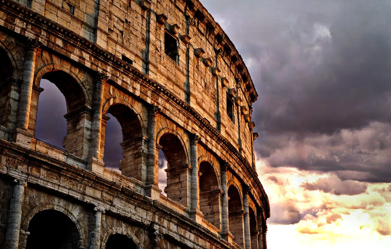 Фото обои Рим, Колизей, Италия, Colosseum