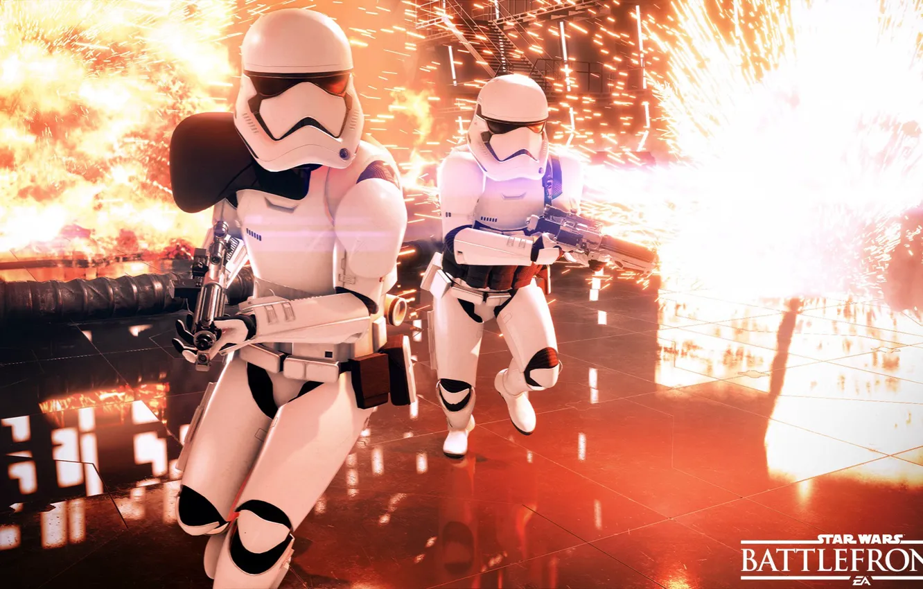 Фото обои Star Wars, game, Star Wars Battlefront, Star Wars Battlefront II