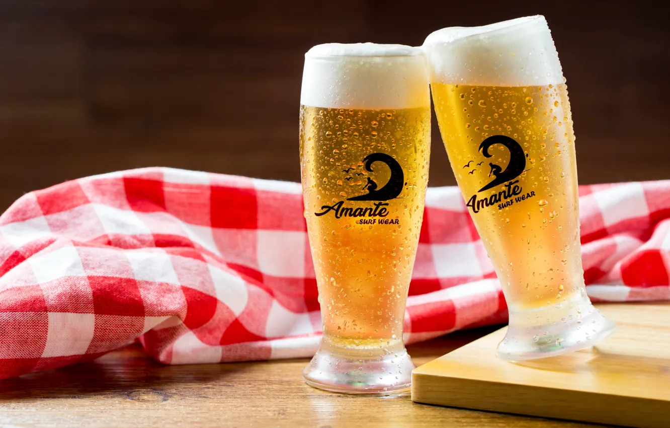 Фото обои glass, logo, beer, amante, chopp