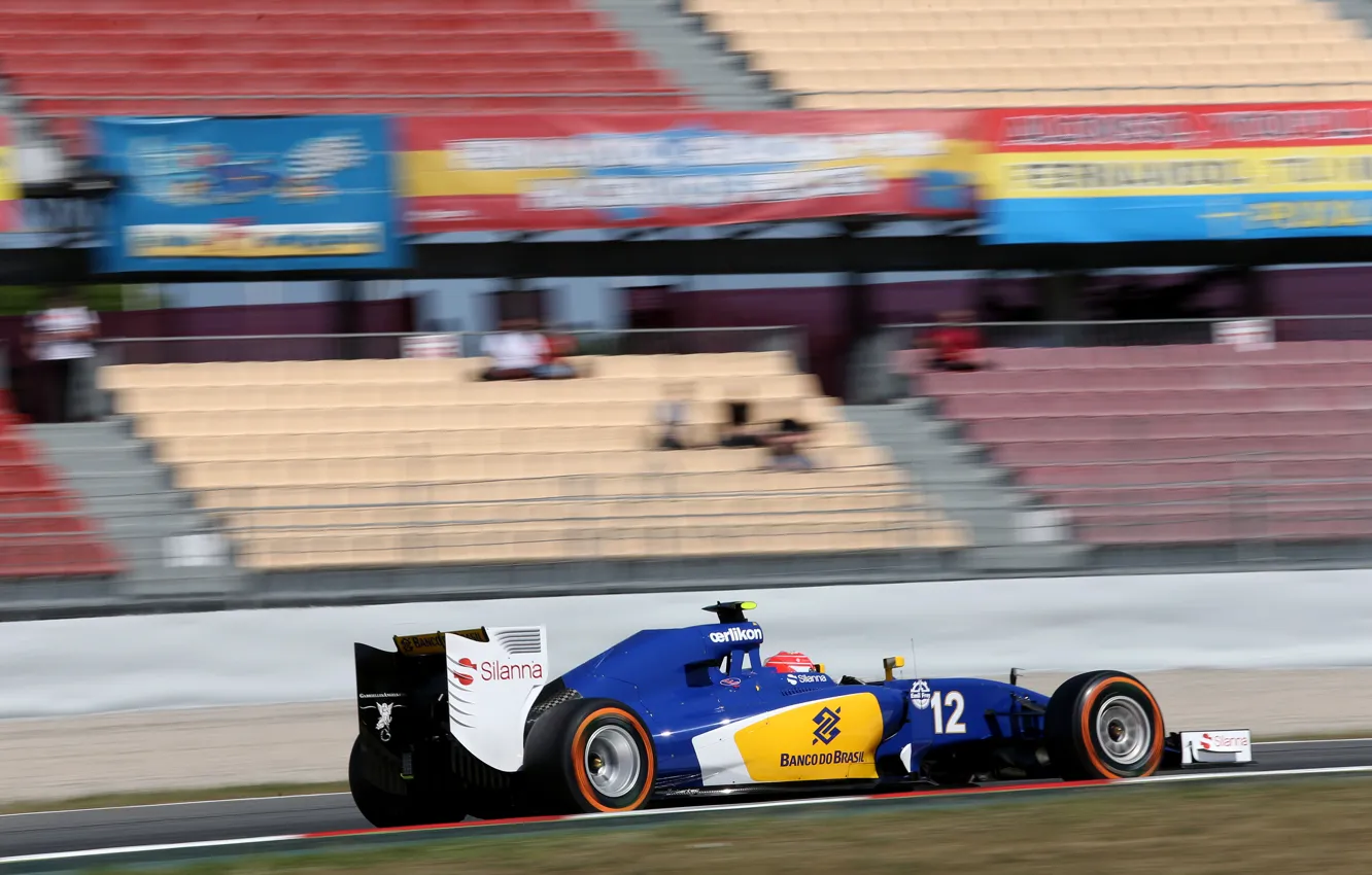 Фото обои Formula 1, Sauber, Размытие, C34, Felipe Nasr