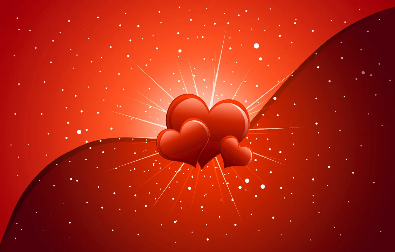 Фото обои сердце, открытка, День Святого Валентина