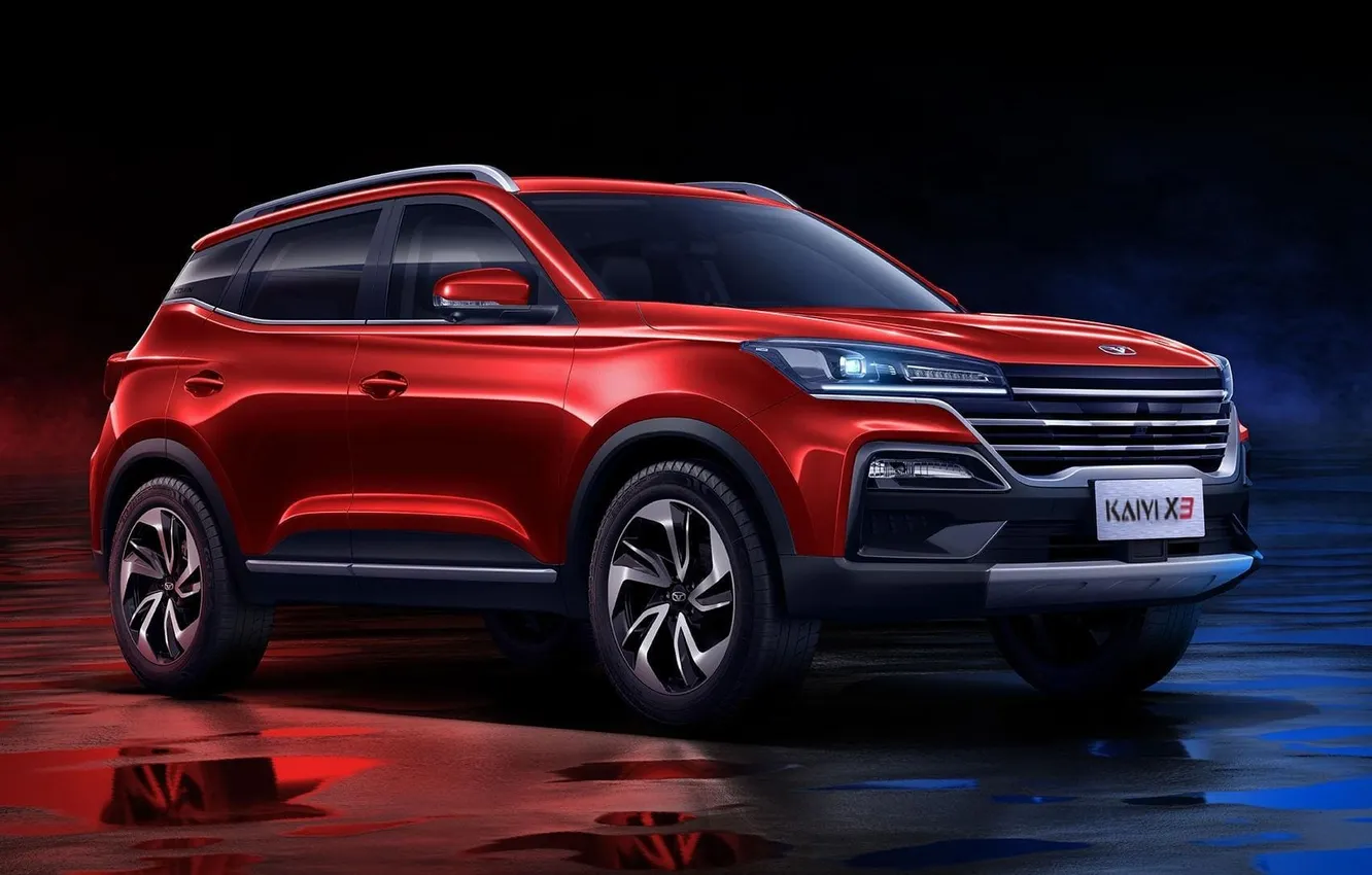 Фото обои subcompact, Kaiyi, crossover, Kaiyi X3, car, Chinese