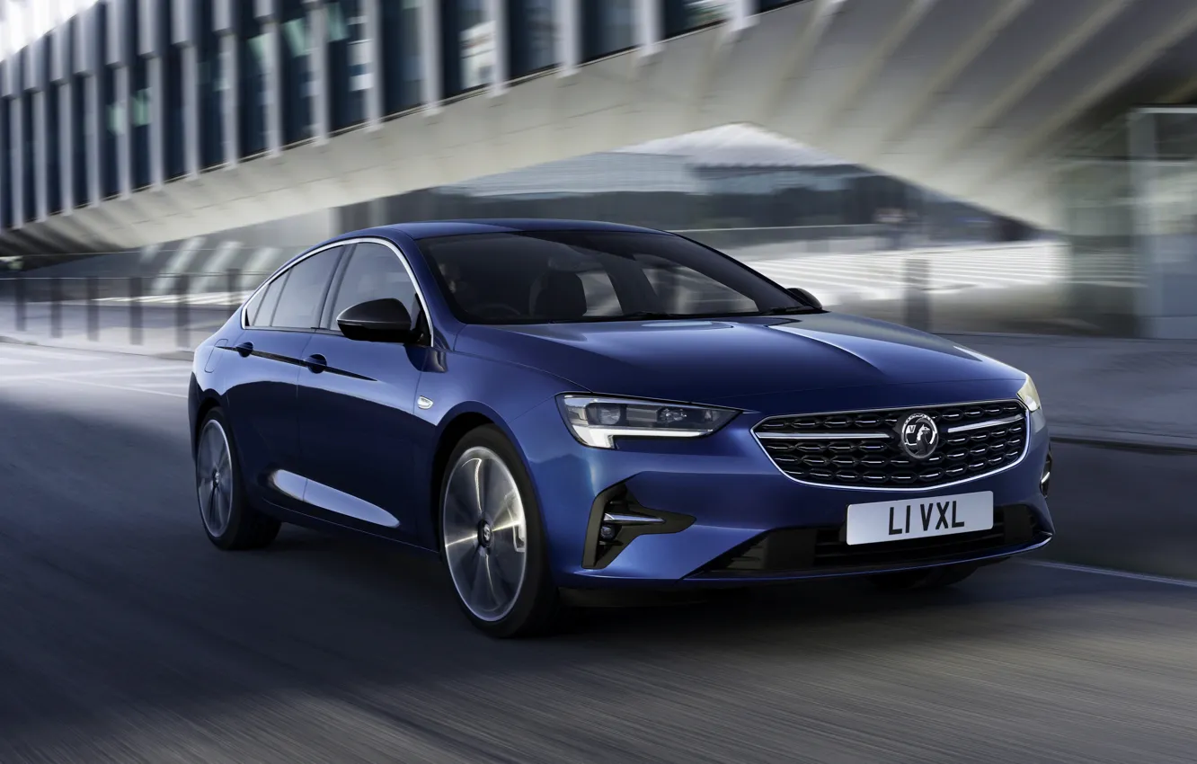 Фото обои синий, Insignia, Opel, седан, Vauxhall, 2020, Insignia Grand Sport
