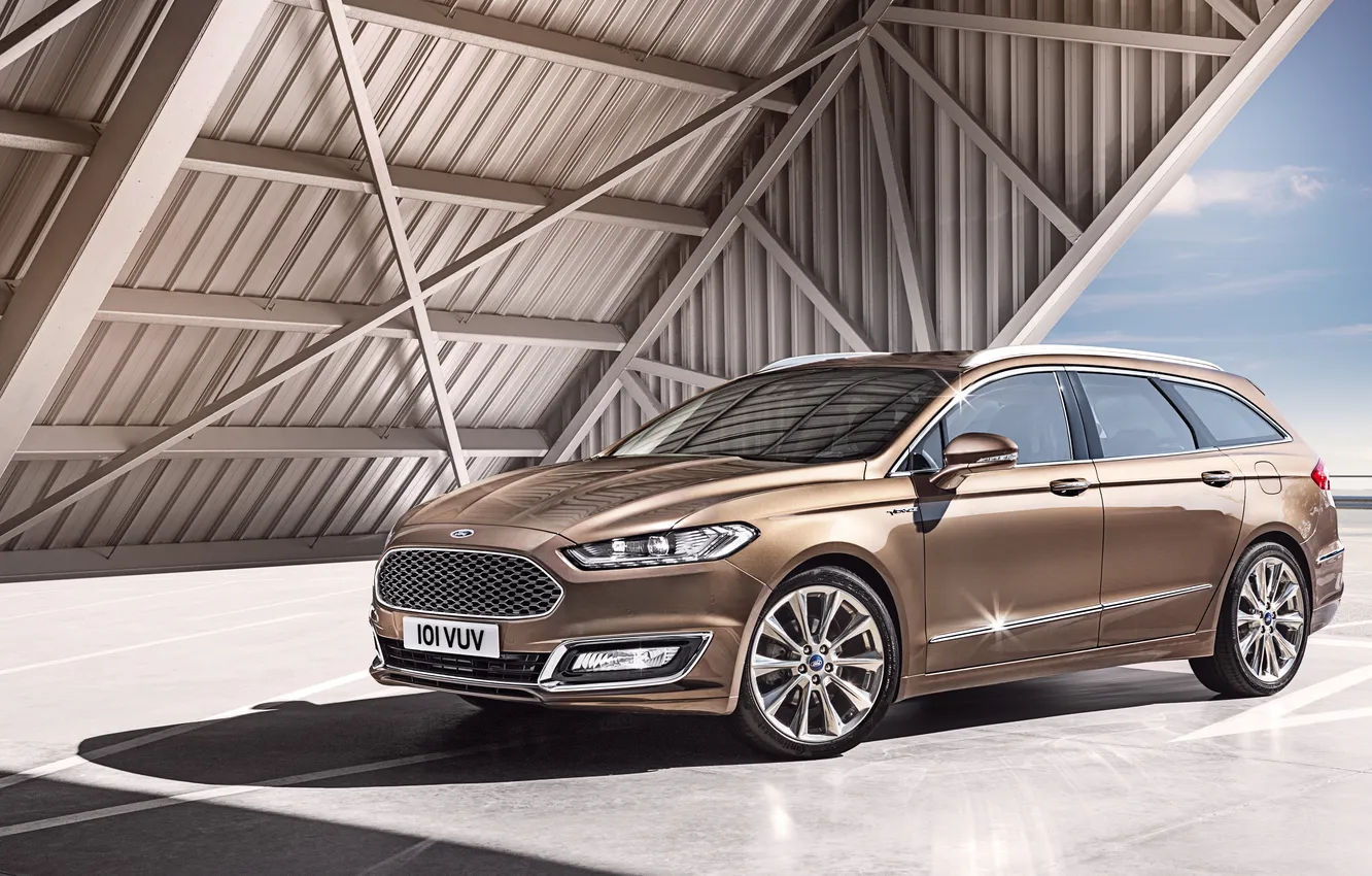 Фото обои Ford, форд, универсал, мондео, Mondeo, 2015, Turnier, Vignale