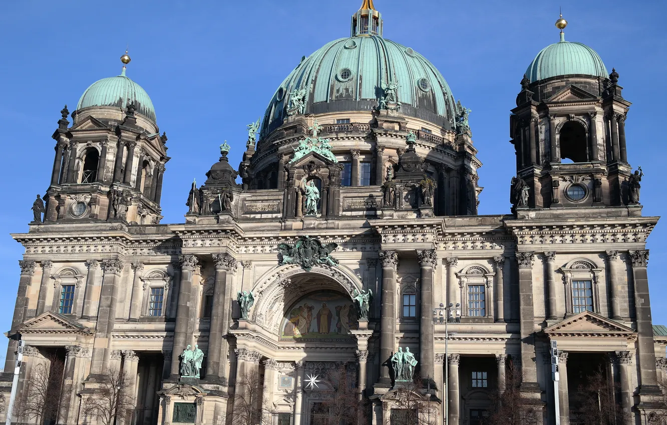 Фото обои Германия, Берлин, Кафедральный собор, Музейный остров, берлинер дом