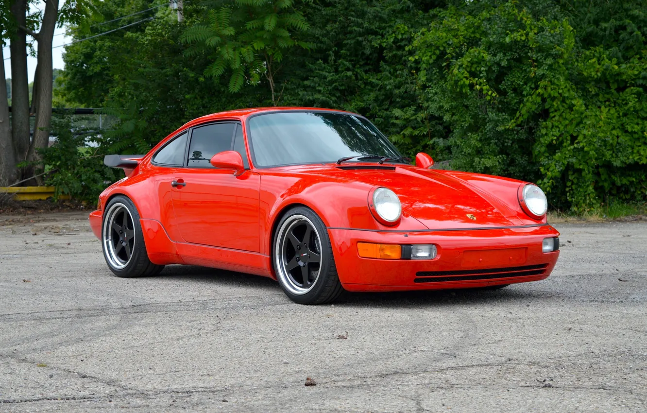 Фото обои turbo, wheels, porsche, 964, series, ff3, heritage, on