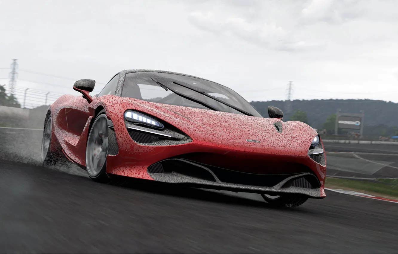 Фото обои гонка, трасса, 720S, Project Cars 2
