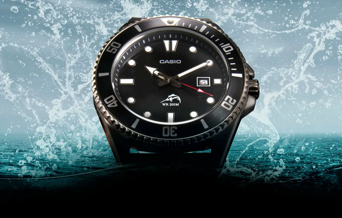 Фото обои Часы, Casio, Duro 200 Diver's MDV-106