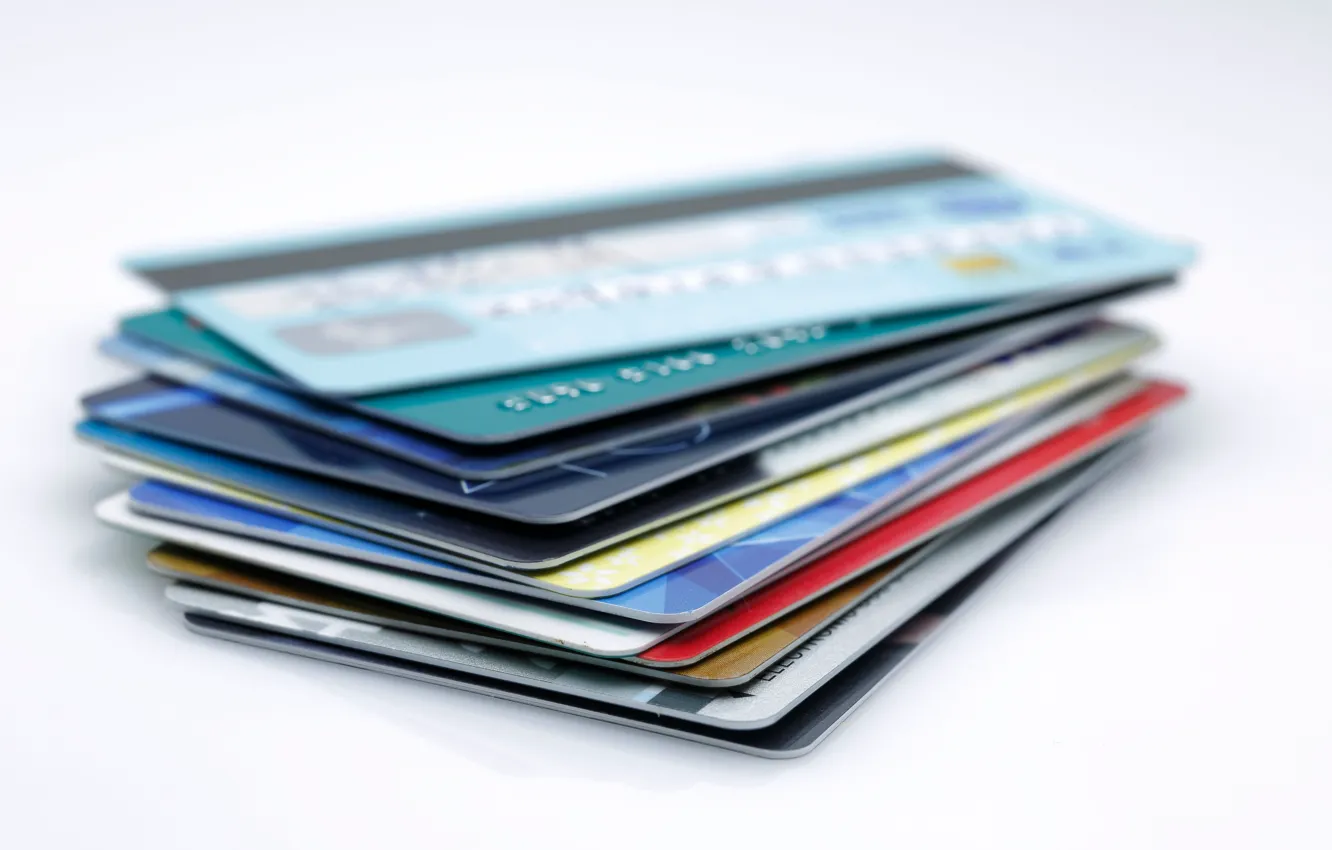 Фото обои plastic, banks, credit cards, debit