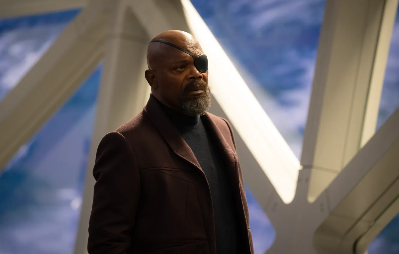 Фото обои Nick Fury, Samuel L. Jackson, Marvel Studios, The Marvels
