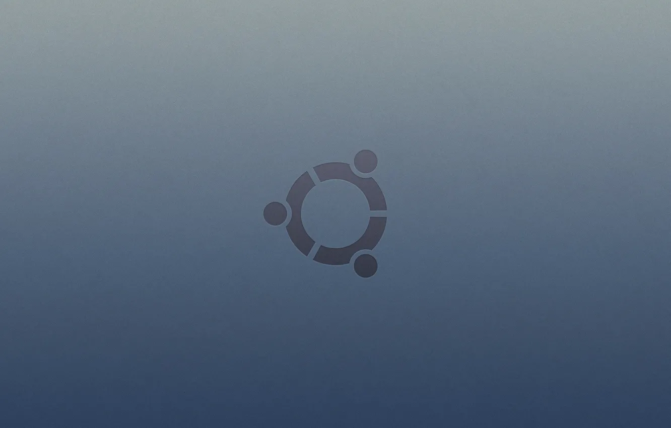 Фото обои синий, фон, Linux, Ubuntu, GNU