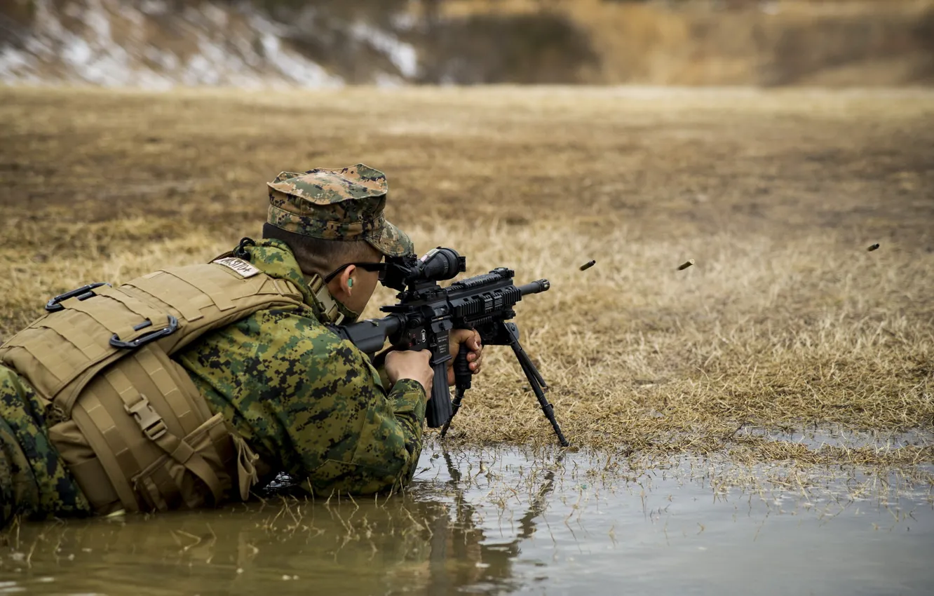 Фото обои M27, United States Marine Corps, Automatic Rifle