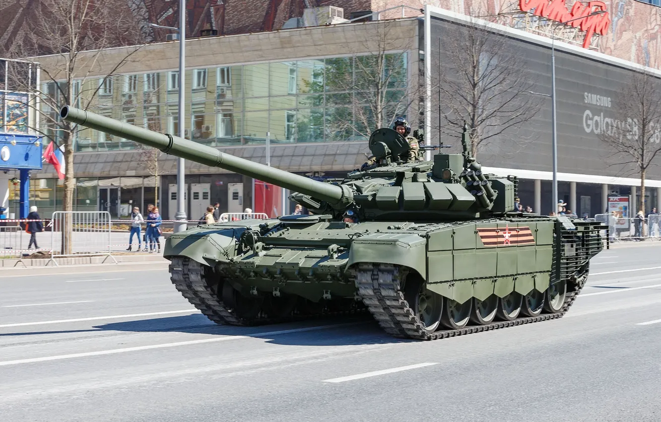 Фото обои танк, Парад Победы, Т-72Б3М, бронетехника России, мод. 2016