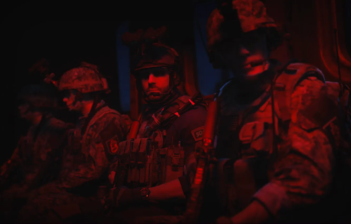 Фото обои Солдаты, Infinity Ward, Call of Duty: Modern Warfare 2, 2022, Шутер от первого лица, Call …