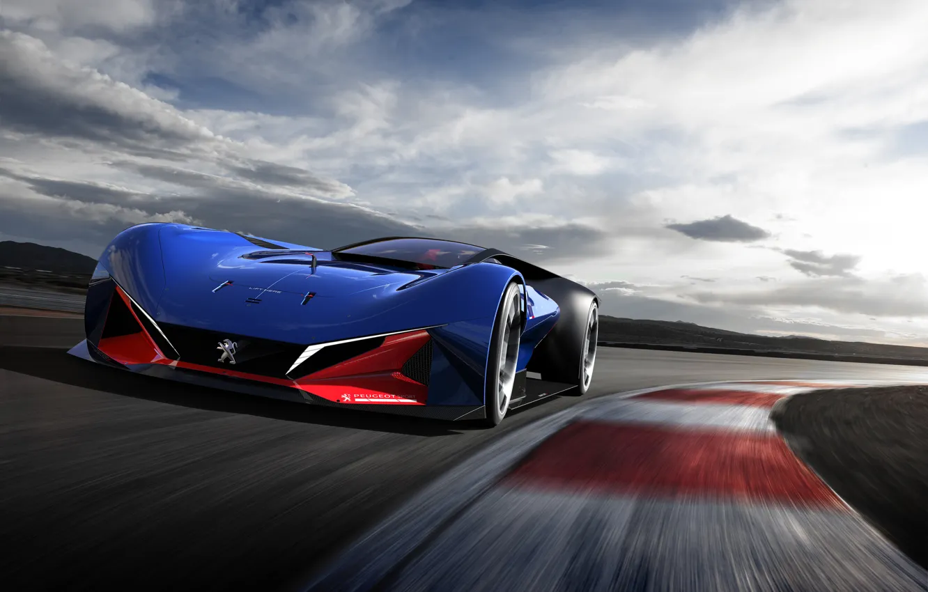 Фото обои Concept, концепт, Peugeot, суперкар, пежо, L500