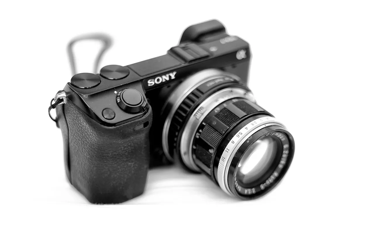 Фото обои Sony, camera, lens