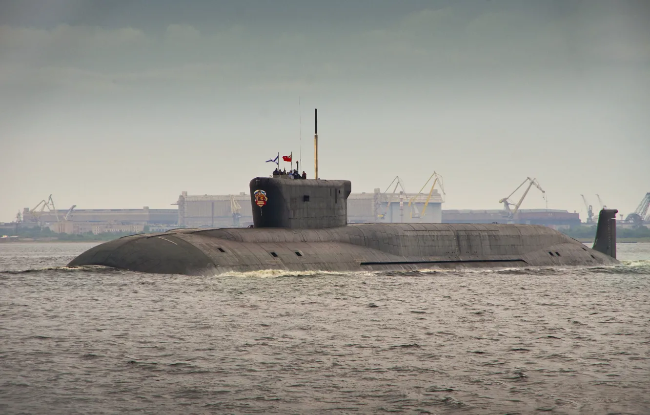 Фото обои подводная лодка, атомный, проект 955