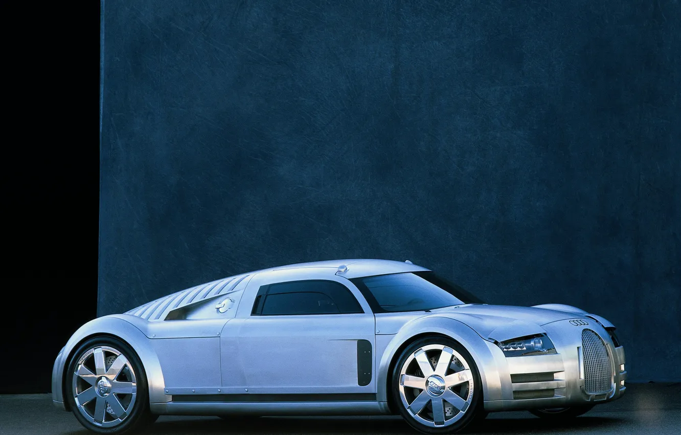 Фото обои Concept, Silver, Audi AT, Design Study