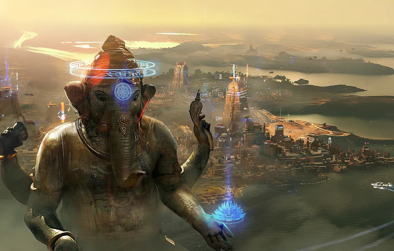 Фото обои city, game, Beyond Good & Evil 2