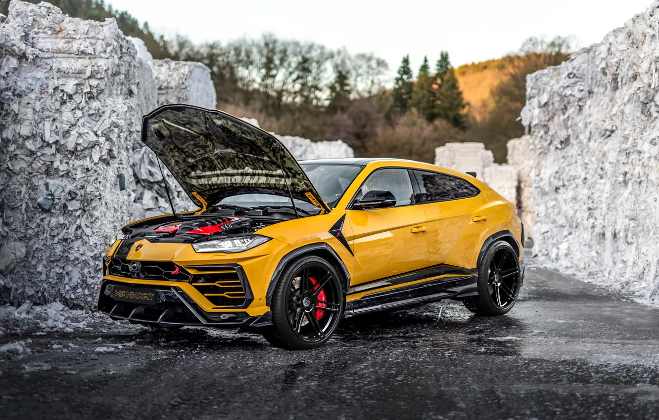 Фото обои Lamborghini, кроссовер, Urus, 800, Manhart, 2019, Manhart 800