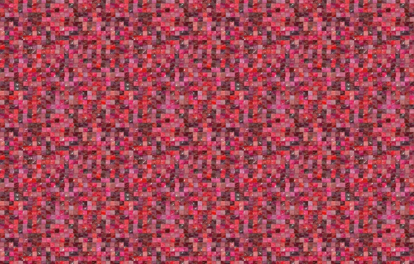 Фото обои красный, мозаика, квадратики, фон, стена, плитка, решётка, текстуры