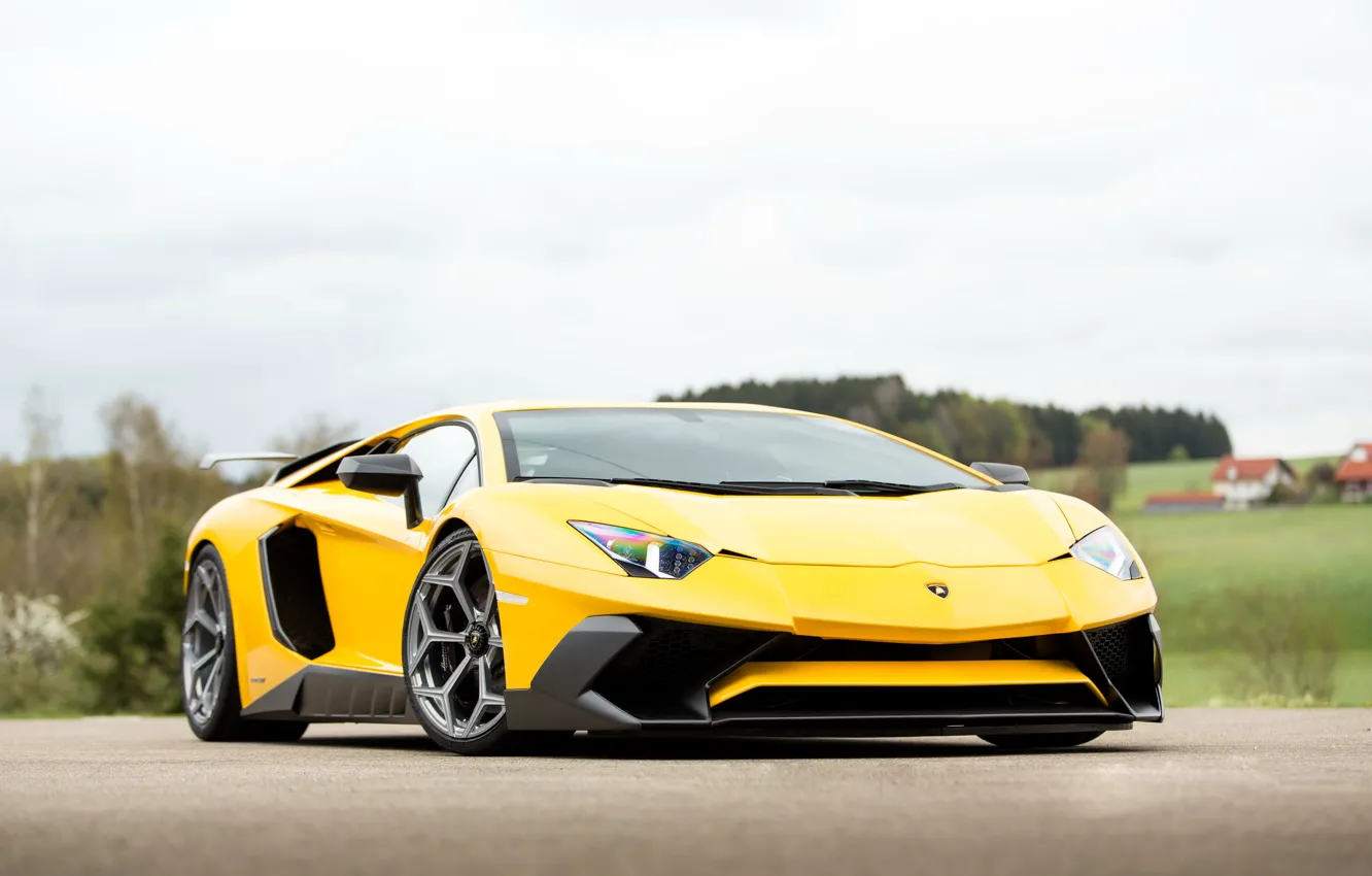 Фото обои car, авто, Lamborghini, yellow, tuning, Aventador, ламборгини, Novitec Torado