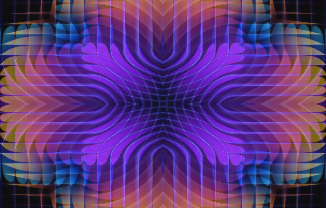 Фото обои art, fractal, patern