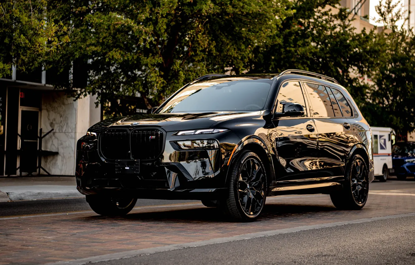 Фото обои BMW, Black, X7 M60I