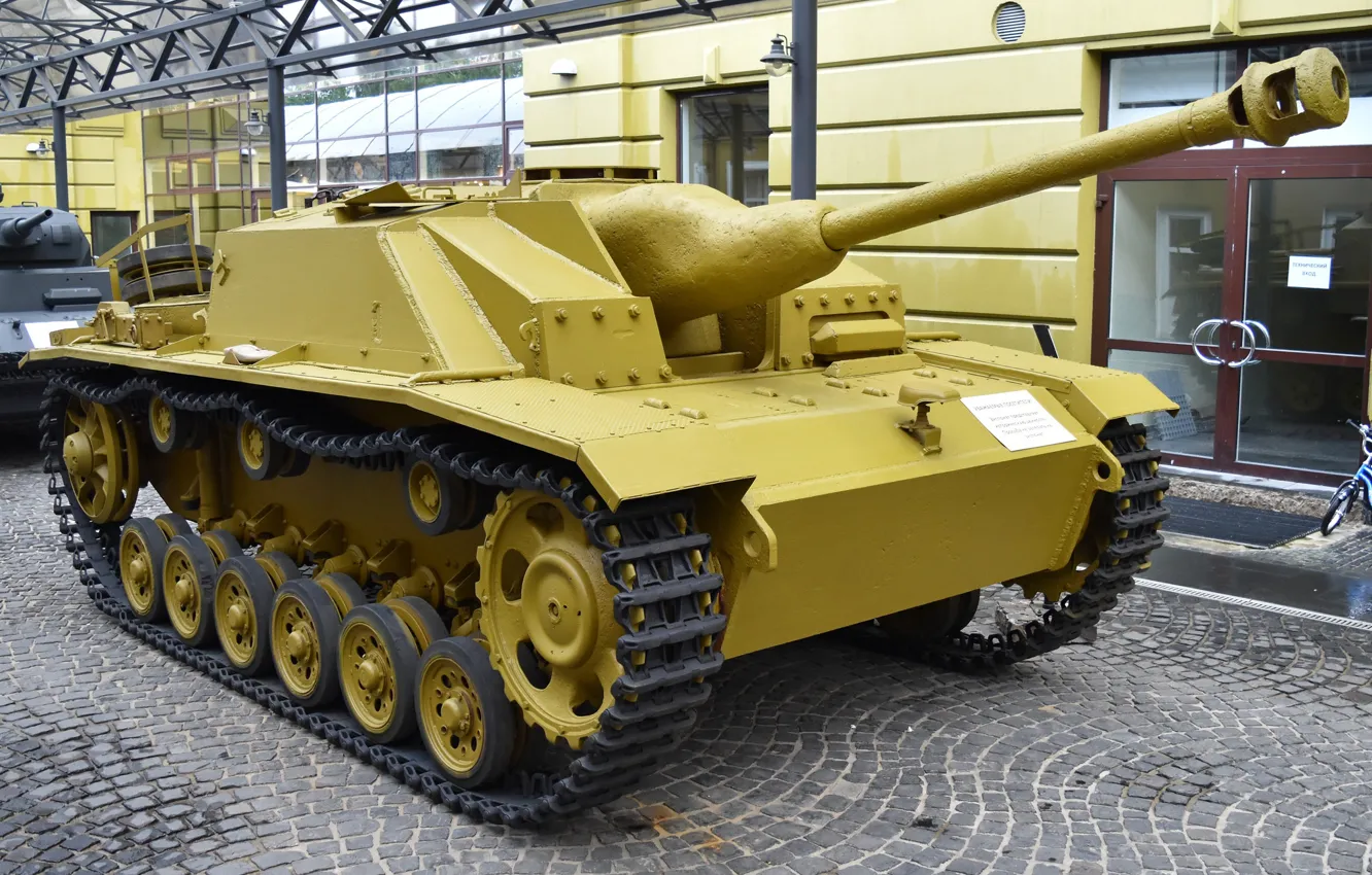 Фото обои установка, самоходно-артиллерийская, StuG III, Ausf.G, Штурмовое орудие