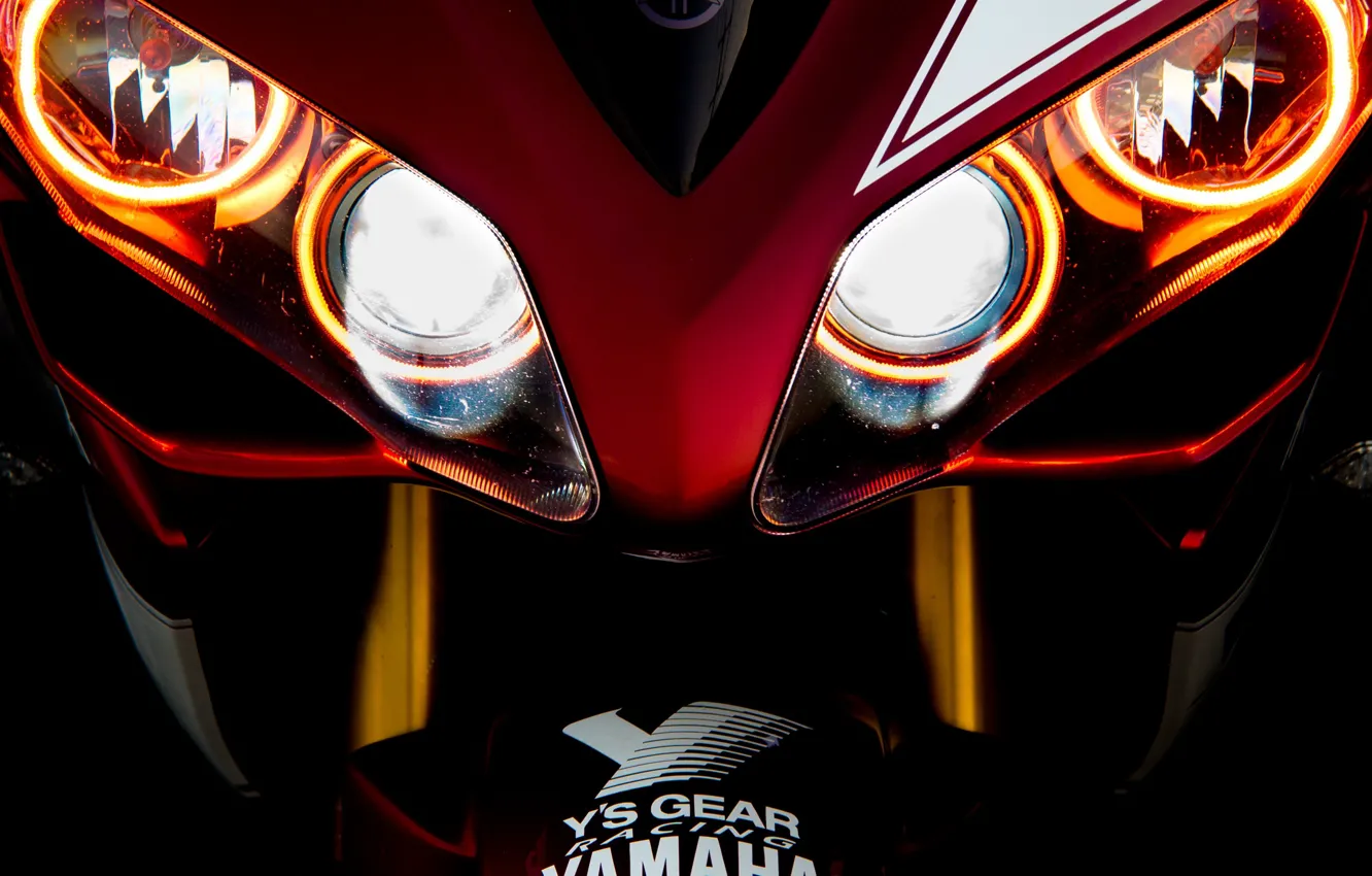 Фото обои Yamaha, YZF-R1, Daytime Running Lights