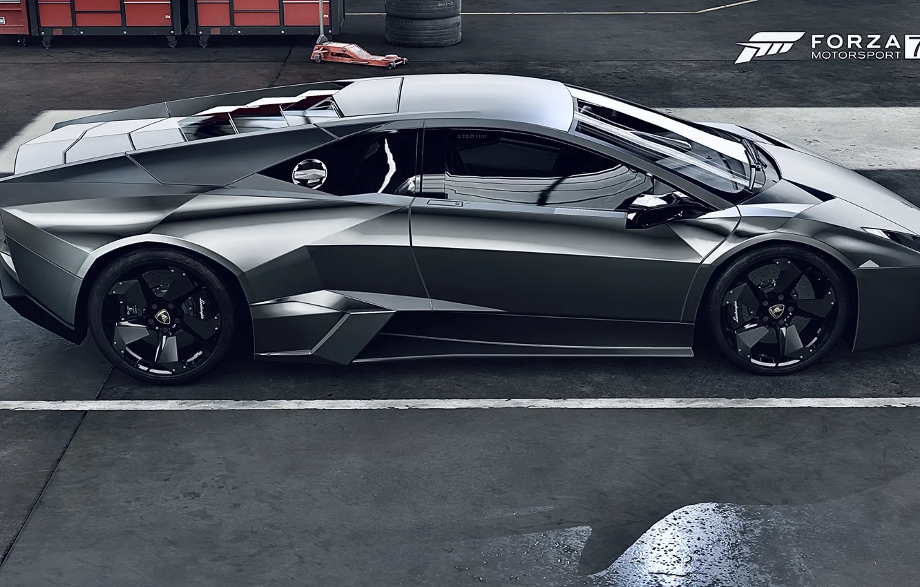 Фото обои HDR, Lamborghini, Reventon, Game, FM7, UHD, Forza Motorsport 7, Xbox One X