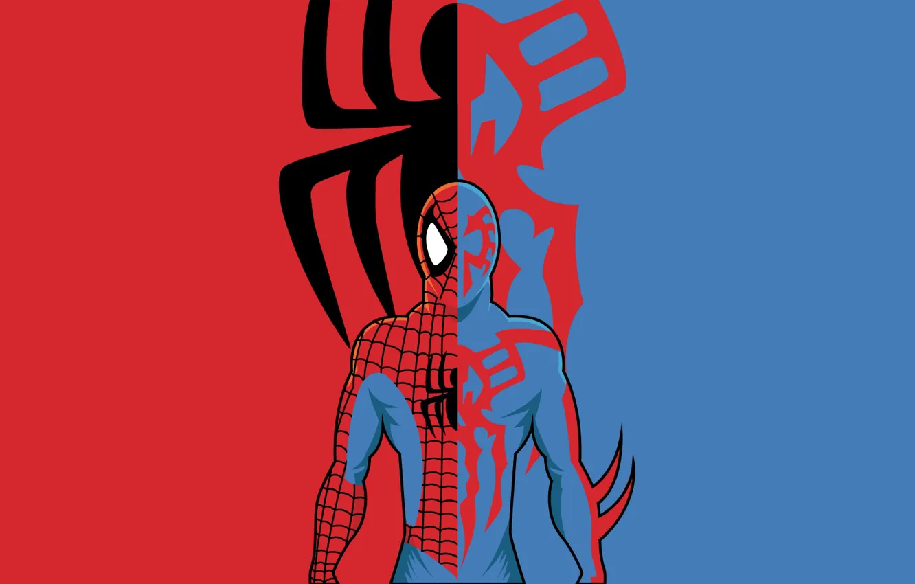Фото обои комикс, марвел, Marvel Comics, Spider-Man, Peter Parker, Miguel O'Hara, Человек-Паук 2099