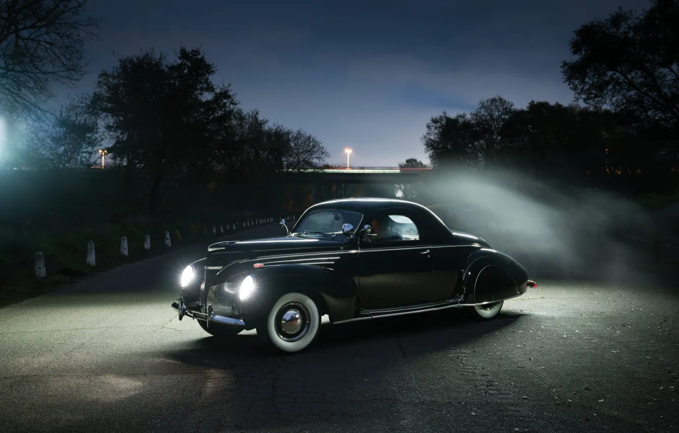 Фото обои Lincoln, Coupe, Vintage, 1939, Zephyr