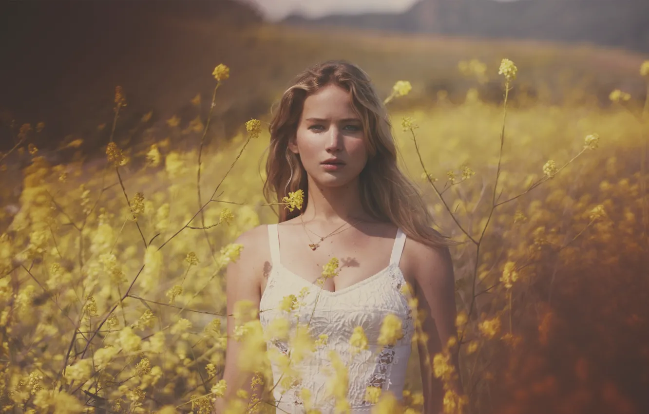 Фото обои актриса, знаменитость, Jennifer Lawrence, Дженнифер Лоуренс