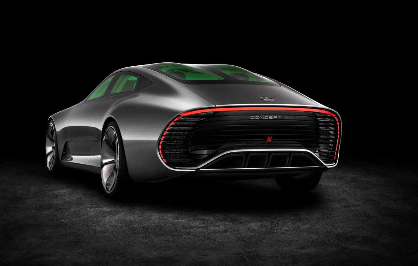 Фото обои Mercedes-Benz, корма, 2015, Intelligent Aerodynamic Automobile, Concept IAA