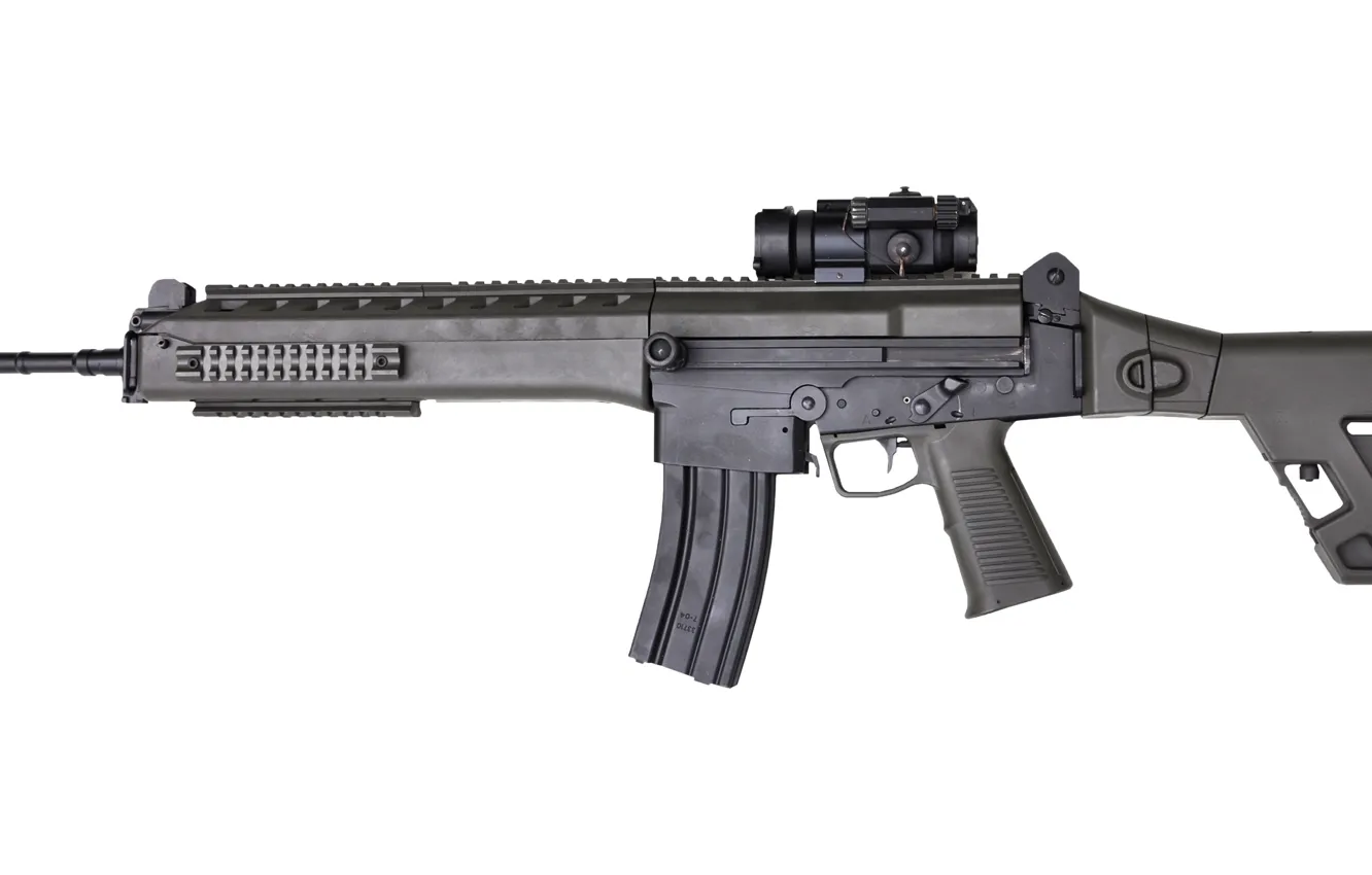 Фото обои gun, weapon, charger, Brazil, butt, rifle, ordnance, carbine