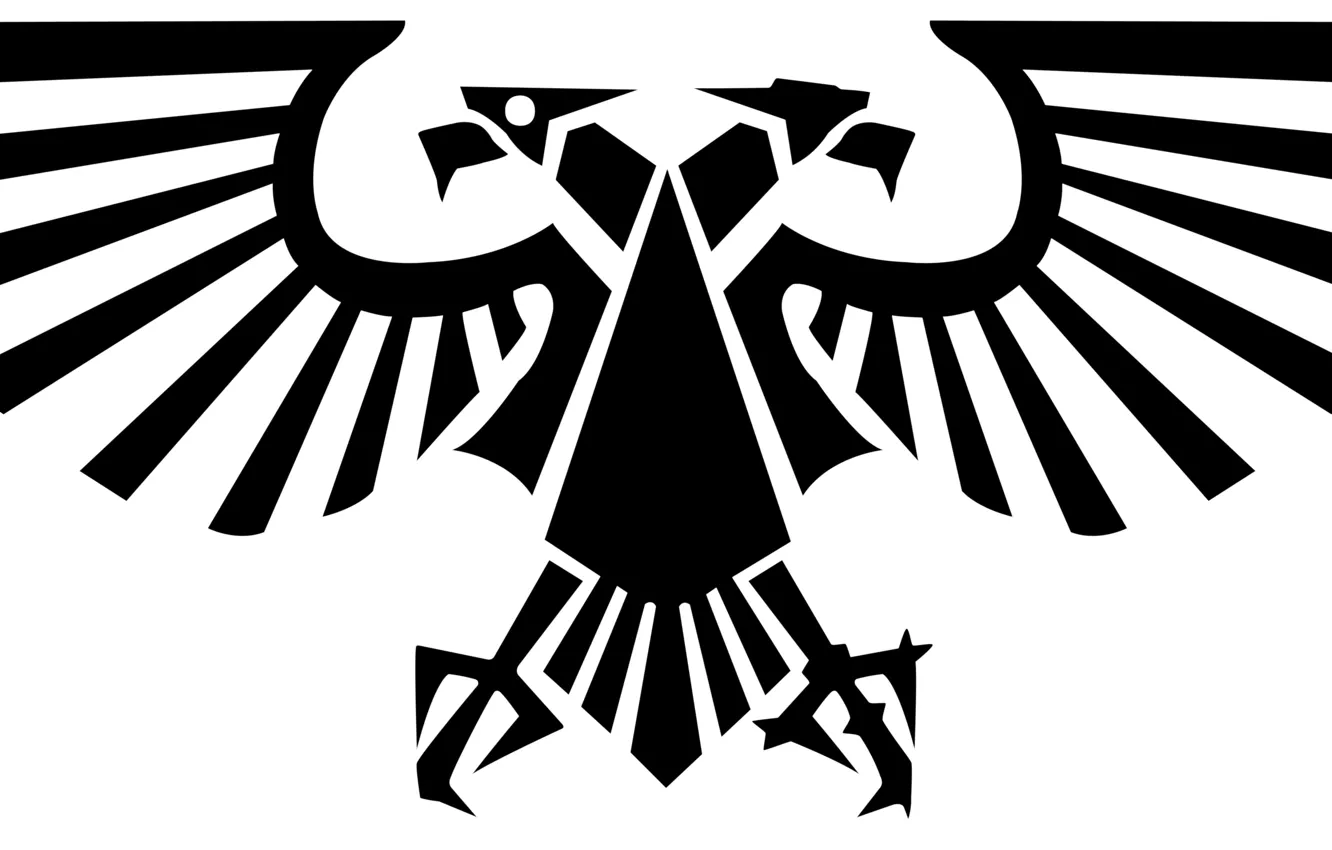 Фото обои Warhammer 40000, two-headed eagle, imperial eagle
